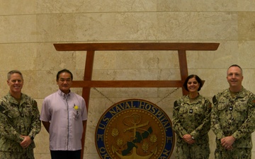 U.S. Naval Hospital Okinawa Welcomes the New Mayor of Ginowan