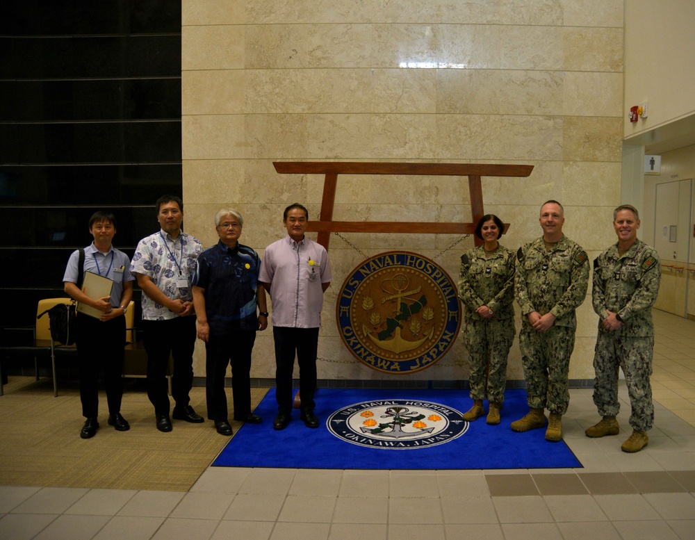 U.S. Naval Hospital Okinawa Welcomes the New Mayor of Ginowan