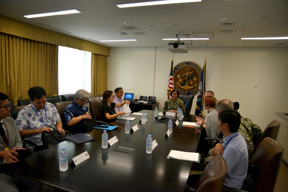 U.S. Naval Hospital Okinawa Welcomes the New Mayor of Ginowan