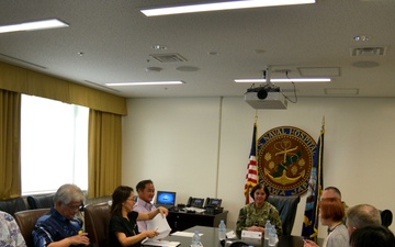 U.S. Naval Hospital Okinawa Welcomes the New Mayor of Ginowan