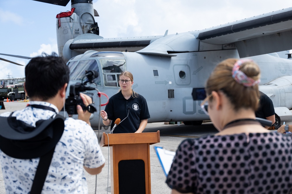 MCAS Futenma Flight Line Fair | 2024 Press Conference