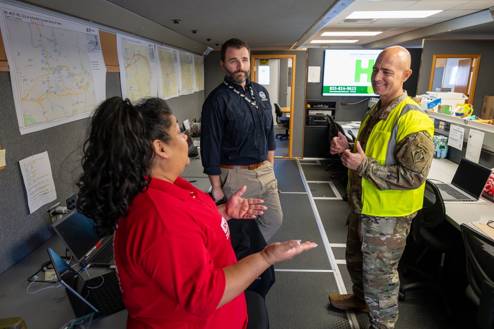 USACE command chaplain visits responders in the field