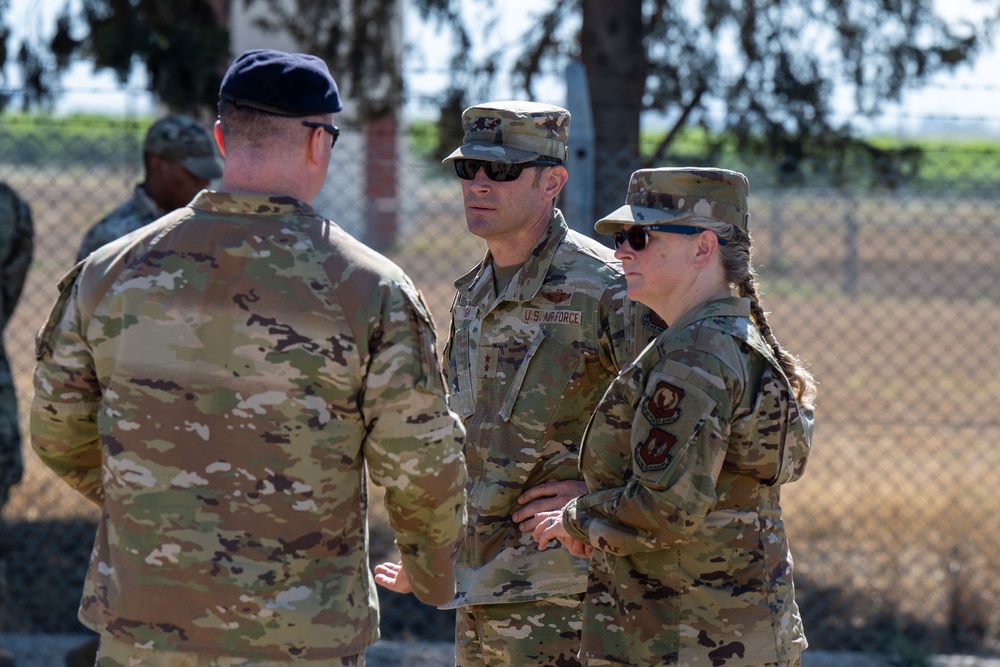 Third Air Force command team visits 39th Air Base Wing, engages with Airmen