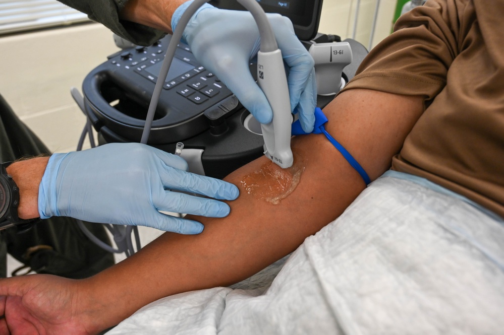 Hospital Corpsman Skills Basic training evolution at the medical center aboard U.S. Naval Support Facility (NSF) Diego Garcia