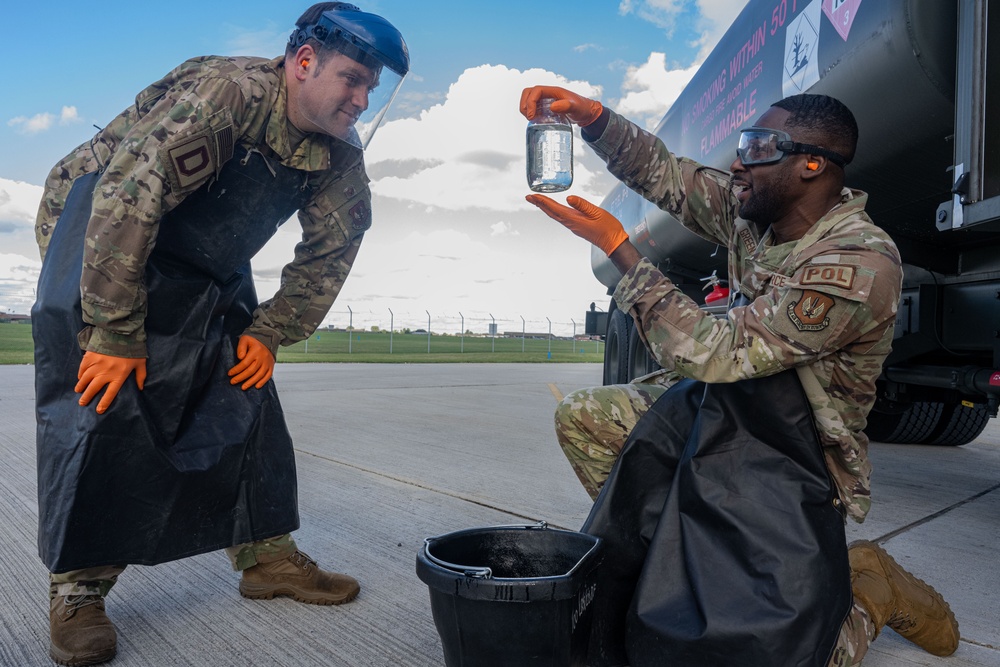 Day in the Life: 100th ARW command team integrates with 100th Logistics Readiness Squadron