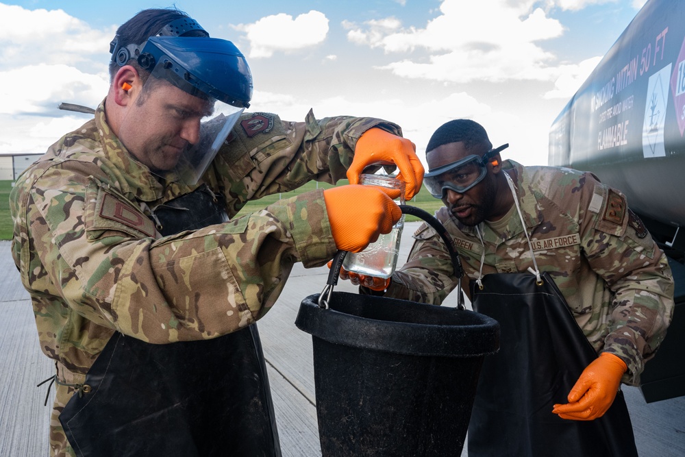 Day in the Life: 100th ARW command team integrates with 100th Logistics Readiness Squadron