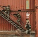 French and U.S. forces conduct close quarter combat training.
