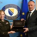 NHQSa Commander visits BiH MOD-Parliament