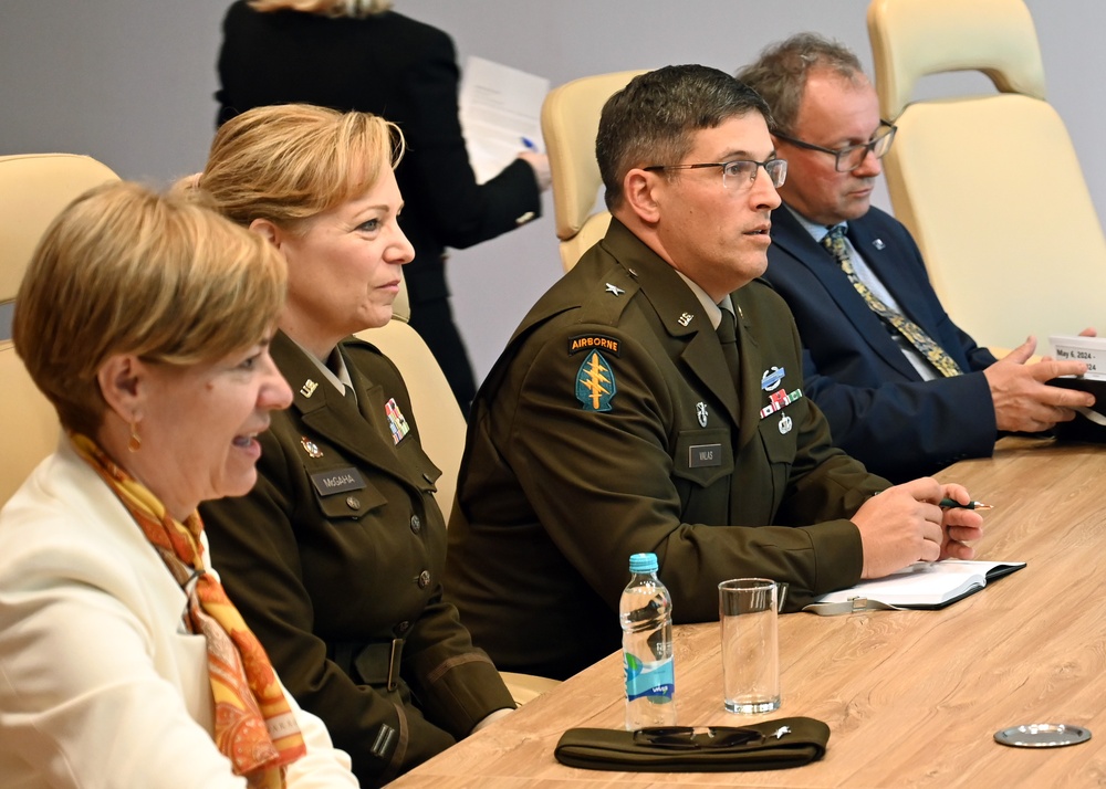 NHQSa Commander visits BiH MOD-Parliament