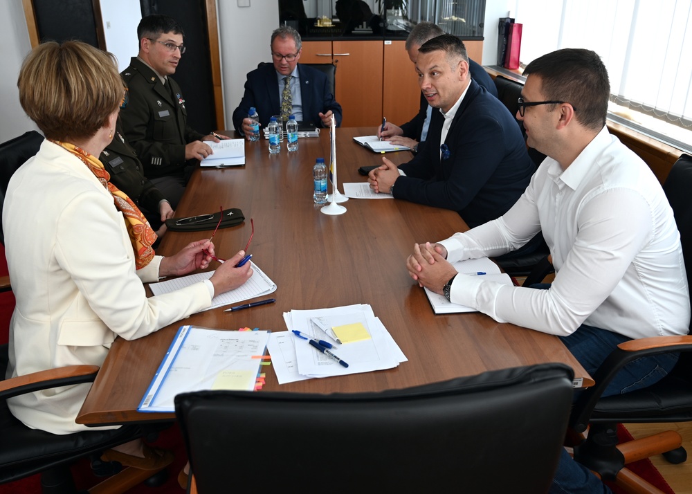 NHQSa Commander visits BiH MOD-Parliament