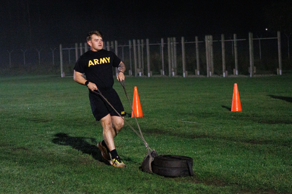 7th Army NCOA Students Conduct ACFT