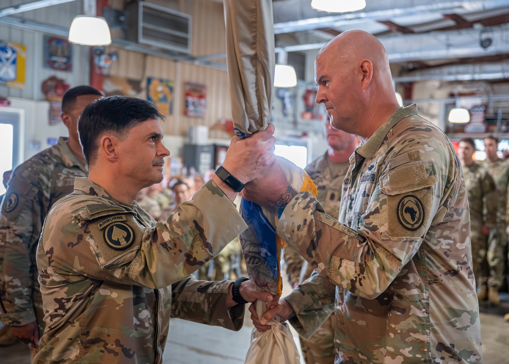 CJTF-HOA Command Senior Enlisted Leader Change of Responsibility