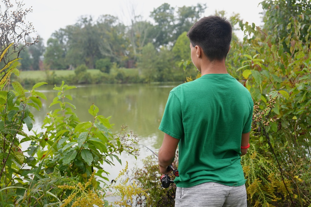 Fort Meade Hosts Youth Fishing Rodeo