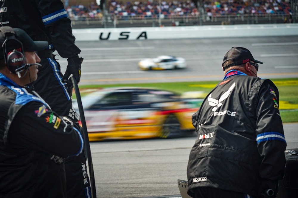 Airmen and families experience NASCAR at Talladega; Air Force and Space Force welcome new recruits