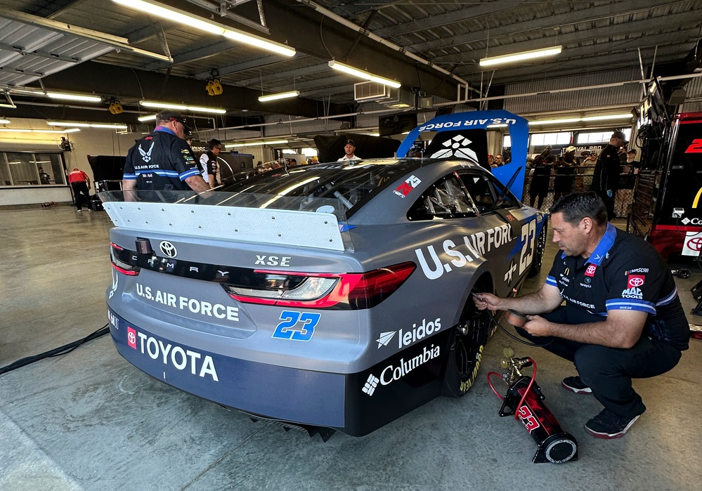 Airmen and families experience NASCAR at Talladega; Air Force and Space Force welcome new recruits