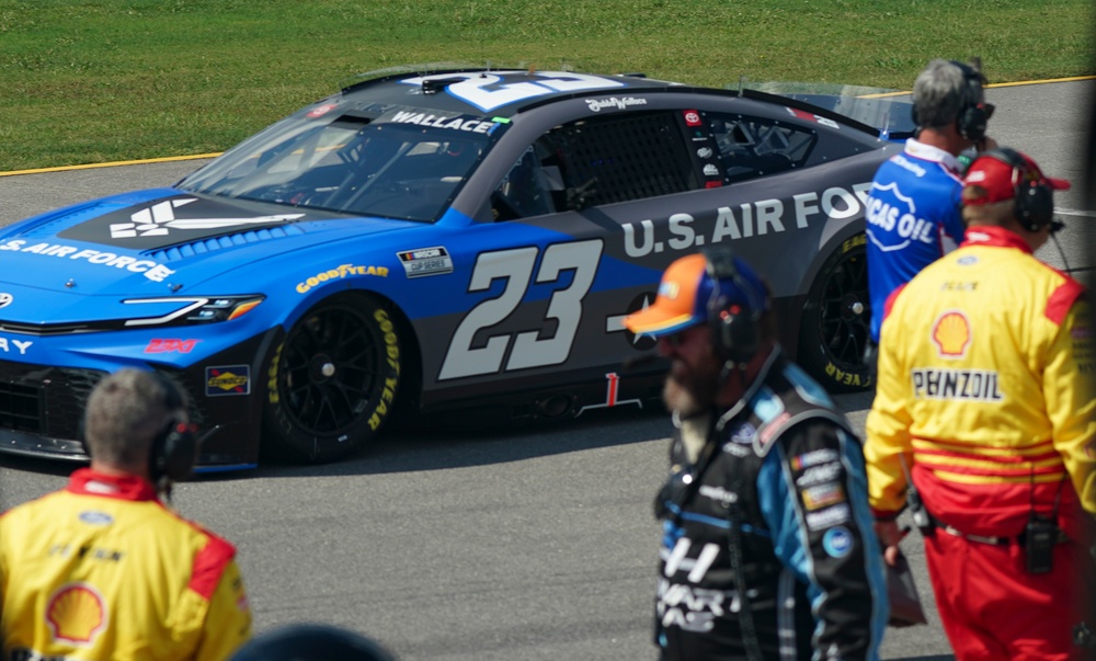 Airmen and families experience NASCAR at Talladega; Air Force and Space Force welcome new recruits