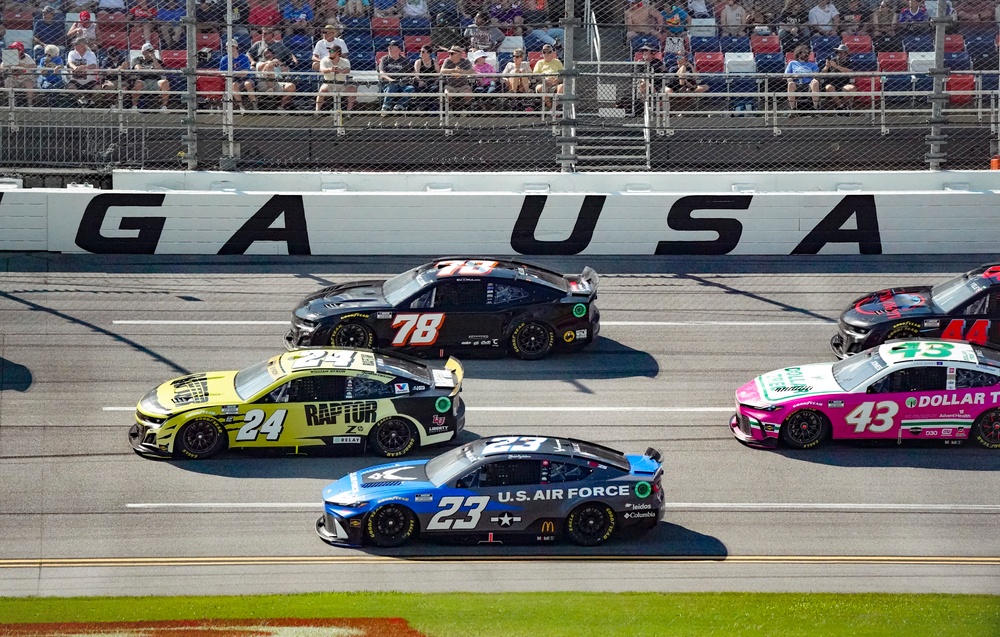 Airmen and families experience NASCAR at Talladega; Air Force and Space Force welcome new recruits