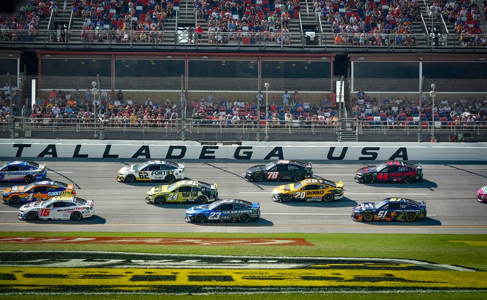 Airmen and families experience NASCAR at Talladega; Air Force and Space Force welcome new recruits