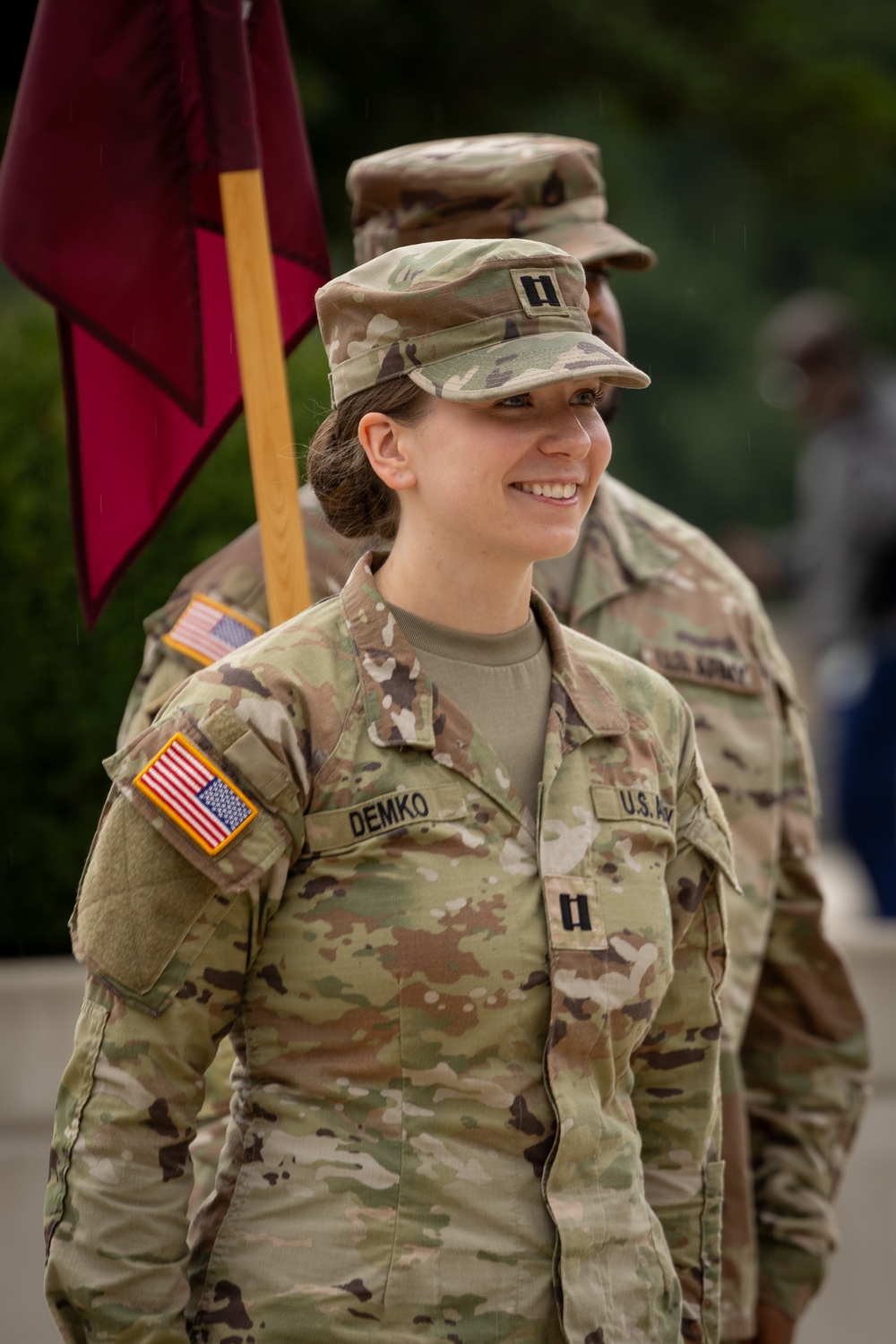 Charlie Company, Medical Readiness Brigade, National Capital Region, hosts change of command at Walter Reed