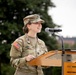 Charlie Company, Medical Readiness Brigade, National Capital Region, hosts change of command at Walter Reed