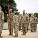Charlie Company, Medical Readiness Brigade, National Capital Region, hosts change of command at Walter Reed