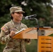 Charlie Company, Medical Readiness Brigade, National Capital Region, hosts change of command at Walter Reed