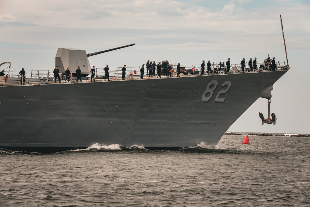 USS Lassen (DDG 82) Departs NAVSTA Mayport Ahead of Hurricane Milton