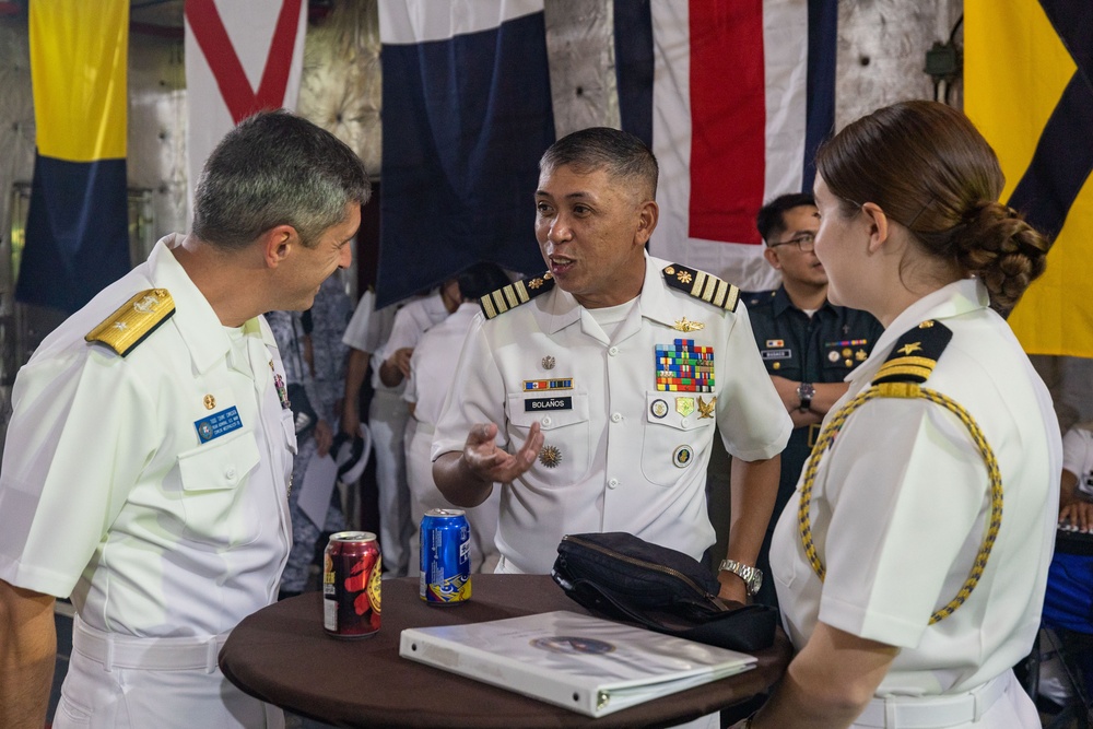 Sama Sama 2024 Philippine Navy Reception aboard BRP Tarlac (LD 601)