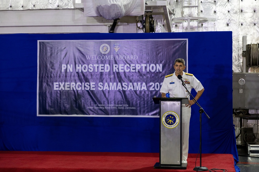 Sama Sama 2024 Philippine Navy Reception aboard BRP Tarlac (LD 601)