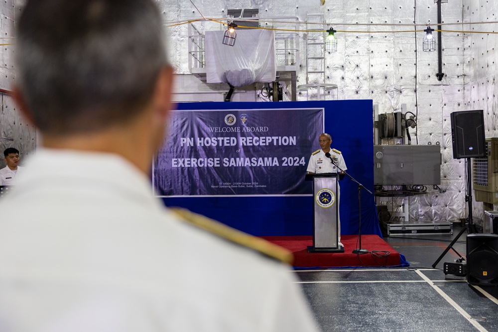 Sama Sama 2024 Philippine Navy Reception aboard BRP Tarlac (LD 601)