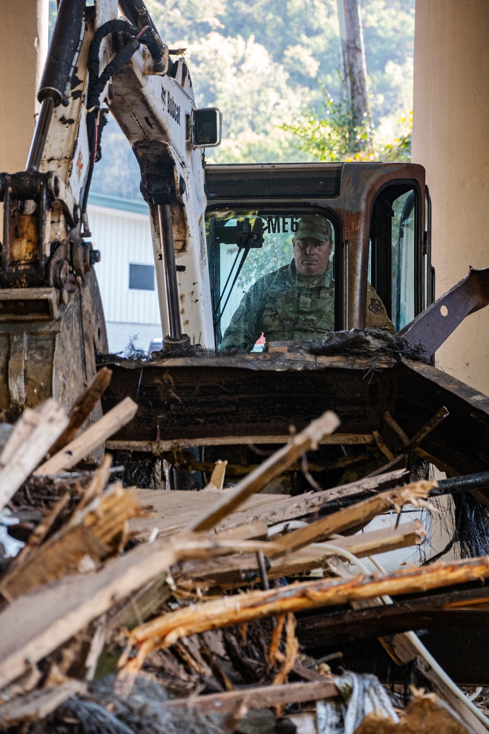 Cleaning debris