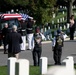 Military Funeral Honors with Funeral Escort are Conducted for U.S. Marine Corps Capt. Ronald Forrester in Section 47