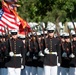 Military Funeral Honors with Funeral Escort are Conducted for U.S. Marine Corps Capt. Ronald Forrester in Section 47