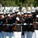 Military Funeral Honors with Funeral Escort are Conducted for U.S. Marine Corps Capt. Ronald Forrester in Section 47