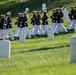 Military Funeral Honors with Funeral Escort are Conducted for U.S. Marine Corps Capt. Ronald Forrester in Section 47