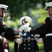 Military Funeral Honors with Funeral Escort are Conducted for U.S. Marine Corps Capt. Ronald Forrester in Section 47