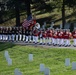 Military Funeral Honors with Funeral Escort are Conducted for U.S. Marine Corps Capt. Ronald Forrester in Section 47