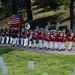 Military Funeral Honors with Funeral Escort are Conducted for U.S. Marine Corps Capt. Ronald Forrester in Section 47