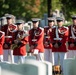 Military Funeral Honors with Funeral Escort are Conducted for U.S. Marine Corps Capt. Ronald Forrester in Section 47