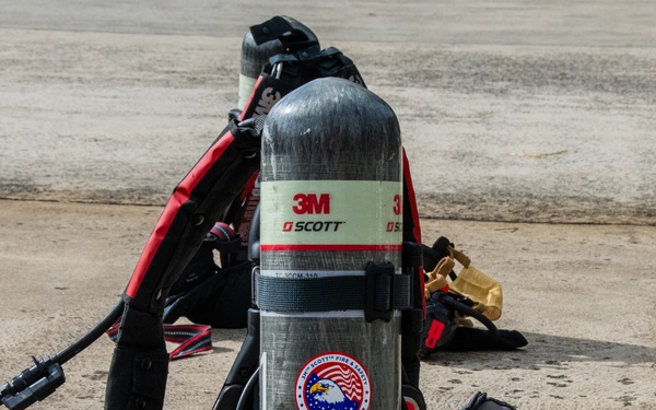 177th Fighter Wing Joins Local Fire Department for Controlled Burn VEIS Training