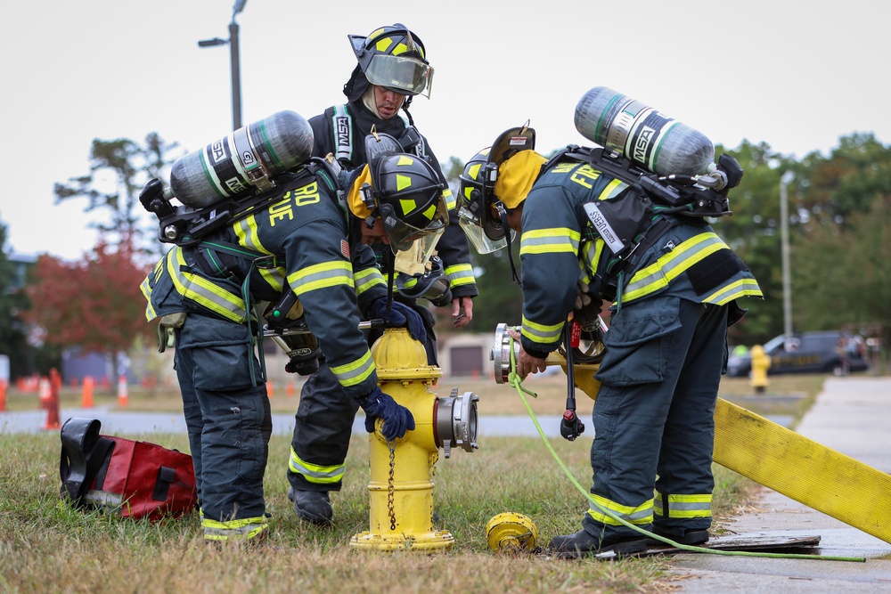 177th Fire and Emergency Services Participates in Live-Fire Training