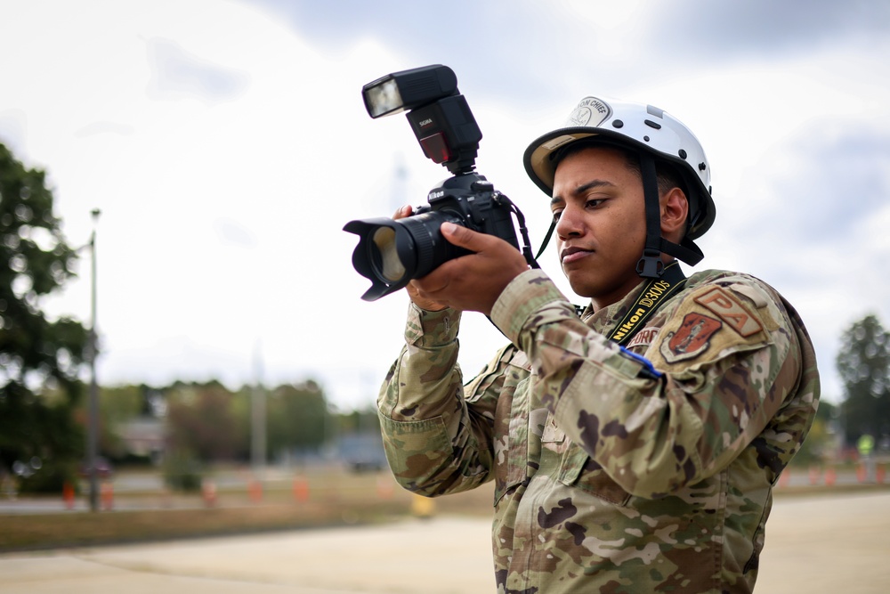 177th Fire and Emergency Services Participates in Live-Fire Training