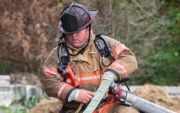 177th Fighter Wing Joins Local Fire Department for Controlled Burn VEIS Training