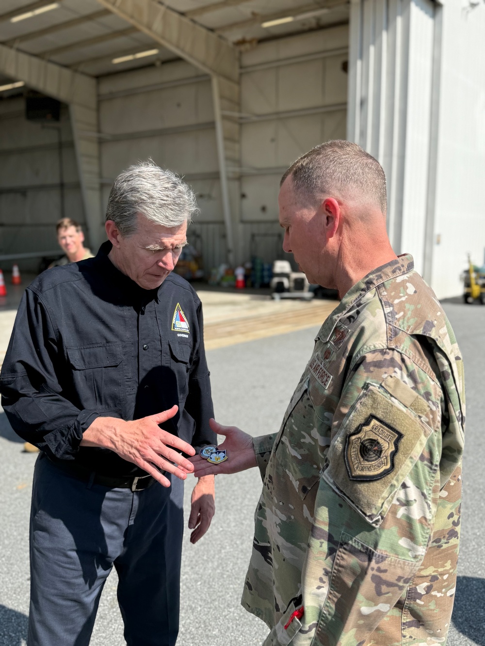 Governor of North Carolina holds Hurricane Helene press conference at Asheville Regional Airport