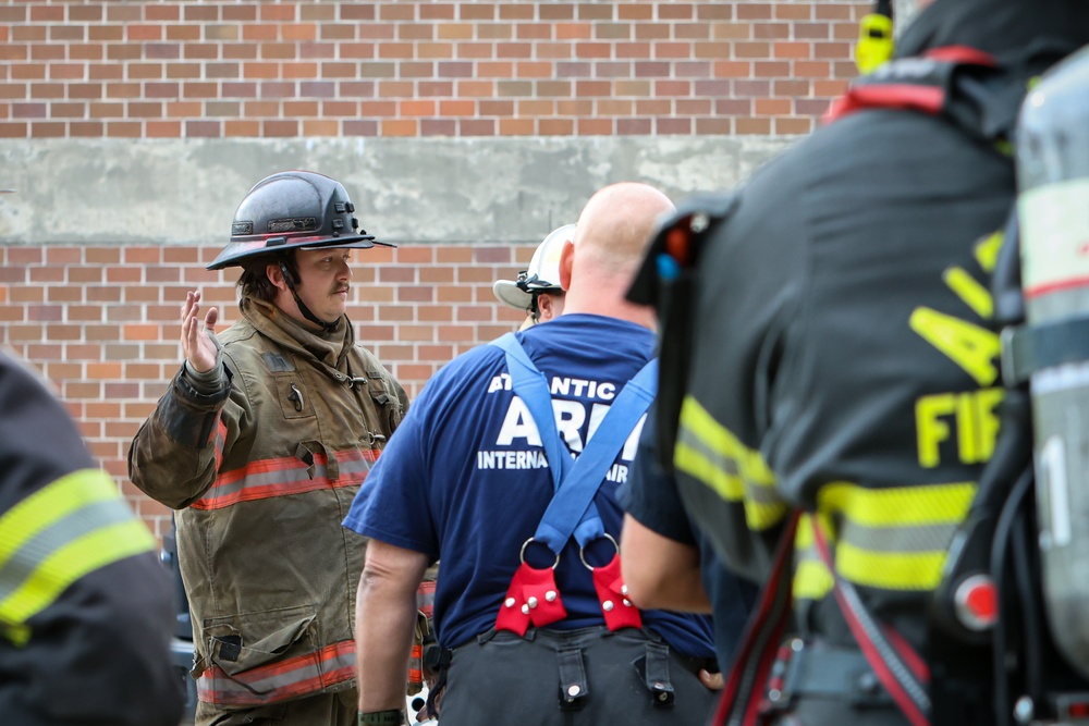 177th Fire and Emergency Services Participates in Live-Fire Training