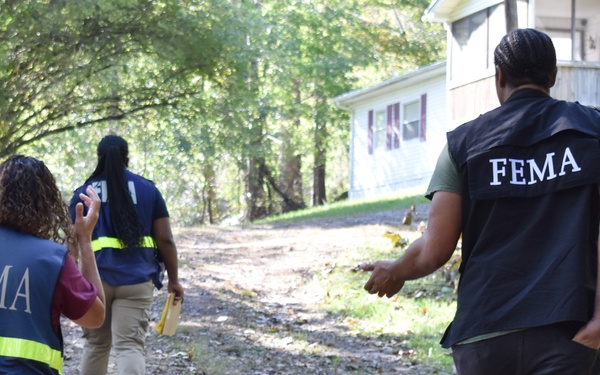 DSA Teams Canvass Areas in Washington County in Virginia Affected by Hurricane Helene