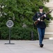 Sentinel U.S. Army Spc. Jessica Kwiatkowski Conducts Her Last Walk at the Tomb of the Unknown Soldier