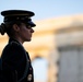 Sentinel U.S. Army Spc. Jessica Kwiatkowski Conducts Her Last Walk at the Tomb of the Unknown Soldier