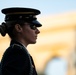 Sentinel U.S. Army Spc. Jessica Kwiatkowski Conducts Her Last Walk at the Tomb of the Unknown Soldier