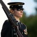 Sentinel U.S. Army Spc. Jessica Kwiatkowski Conducts Her Last Walk at the Tomb of the Unknown Soldier